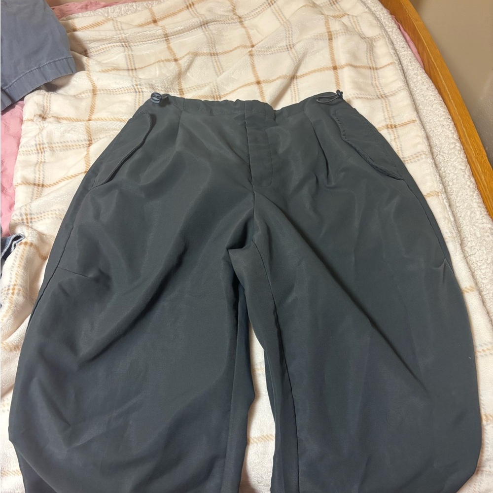 Women’s Flared Wide Leg Gray Pants